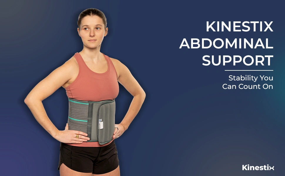 Kinestix Abdominal Binder Belt – Flexible & Comfortable