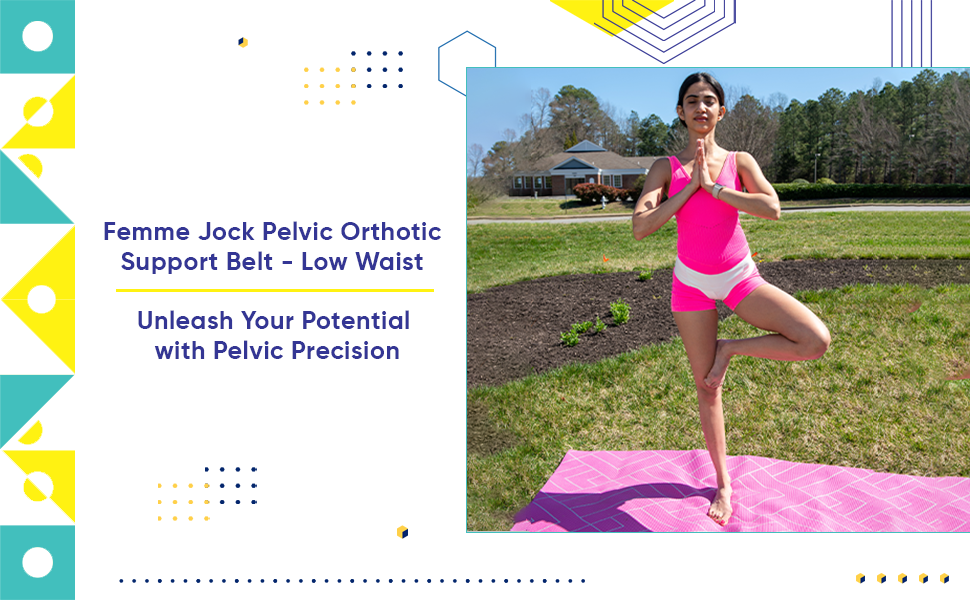Femme Jock Women’s Pelvic Support Belt ― Uterus Girdle for Prolapsed Bladder | Vulvar Varicosities | Postpartum Recovery | Symphysis Pubis | Dysfunction Pain Relief - Low Waist & High Waist