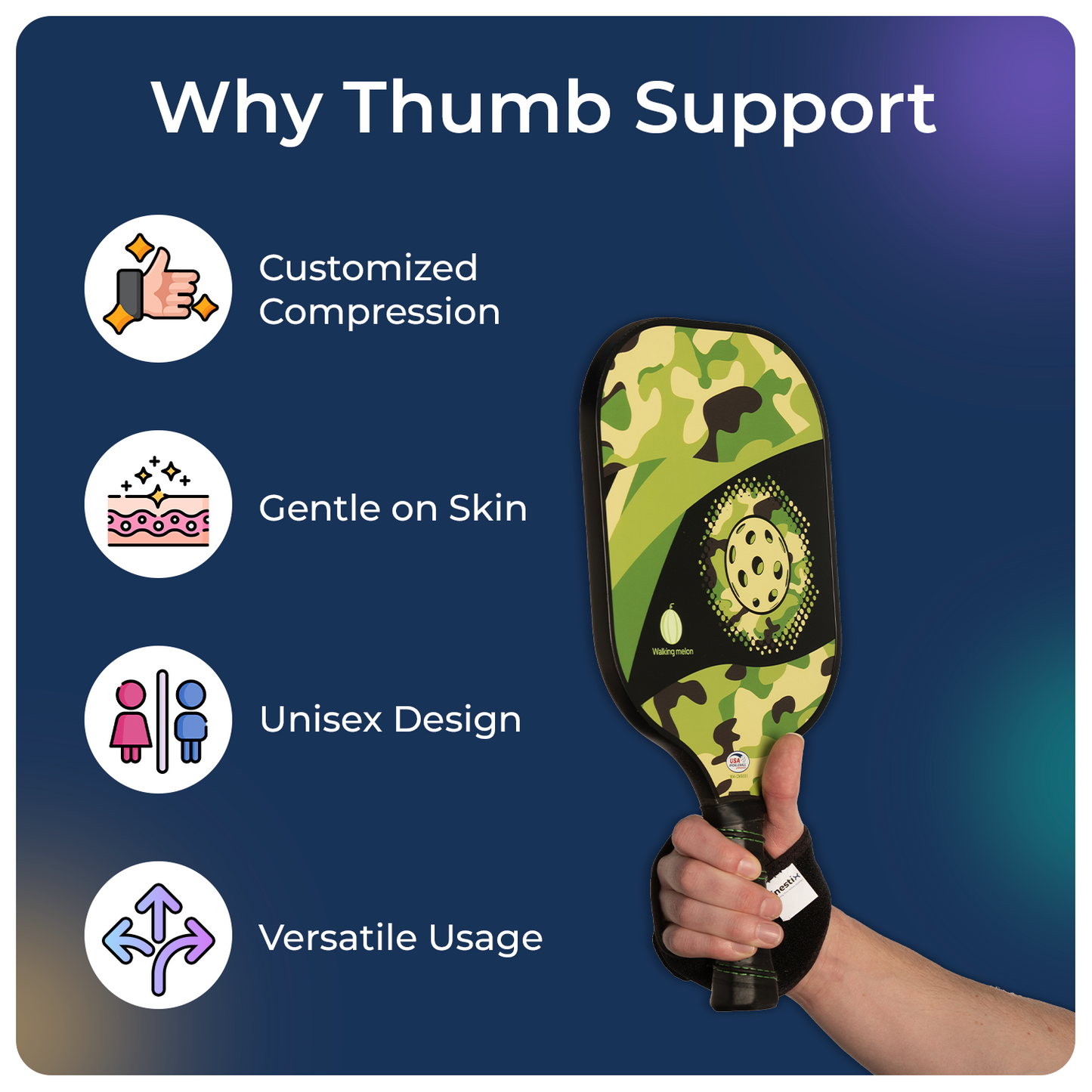 Why use thumb support belt