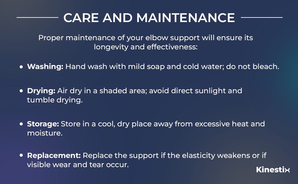 Kinestix Elbow Support - Pair - Adjustable Compression Support