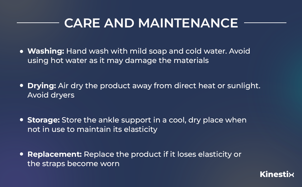 Kinestix Ankle Support Brace - Pair - Stability & Pain Relief for Active Life