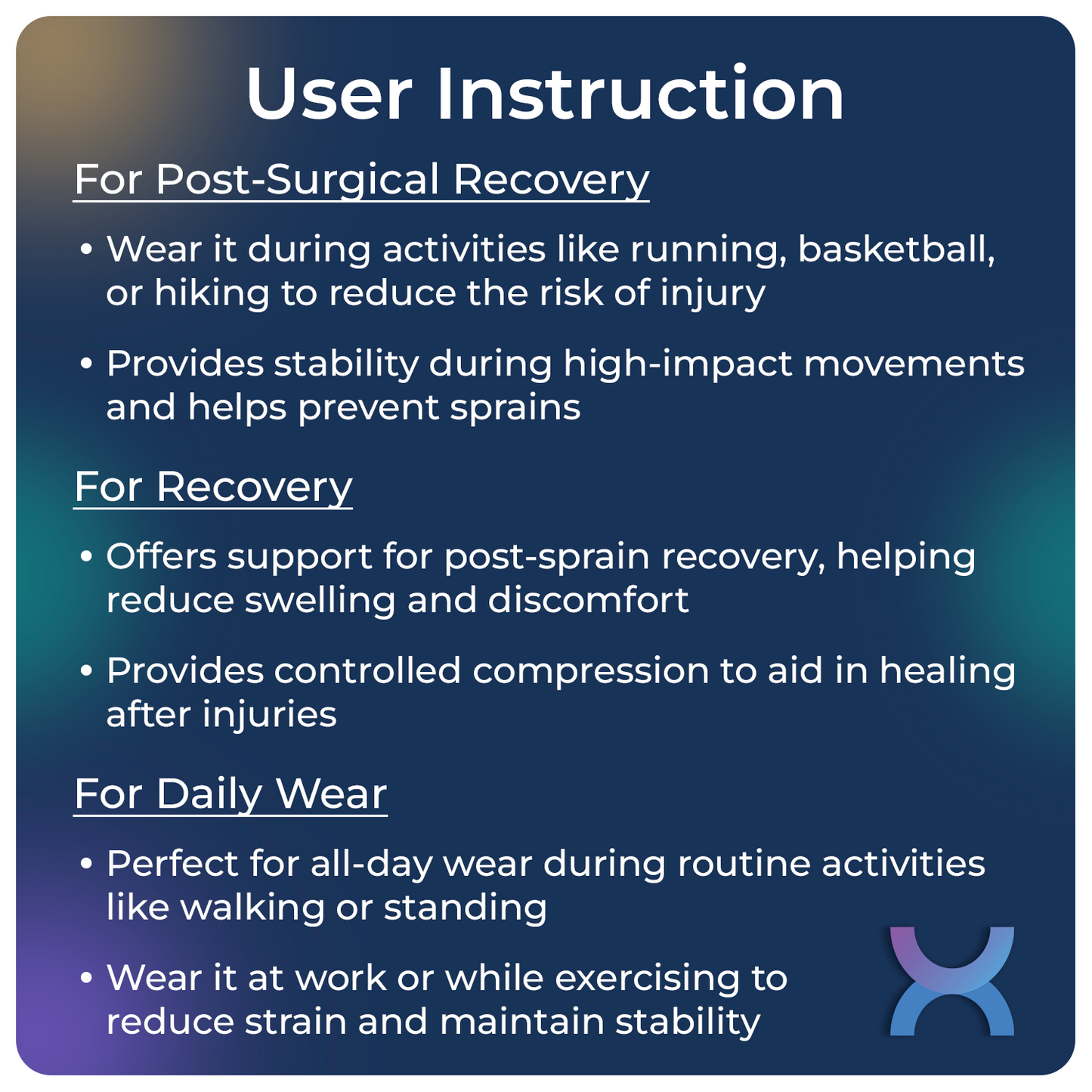 User Guidance for Ankle Belt