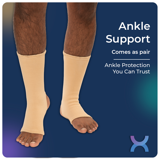 Kinestix Ankle Support Brace - Pair - Stability & Pain Relief for Active Life