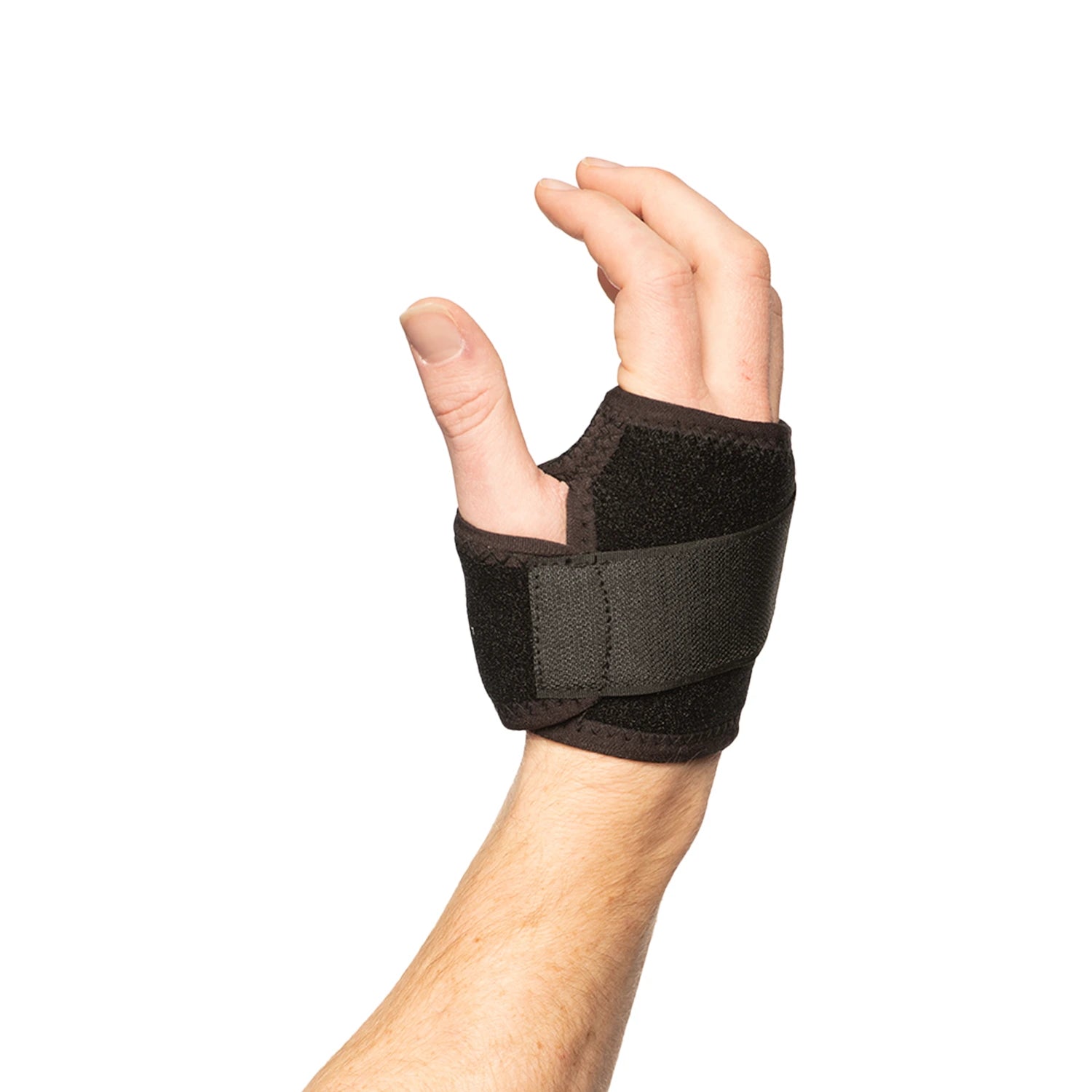 Side view of thumb support belt