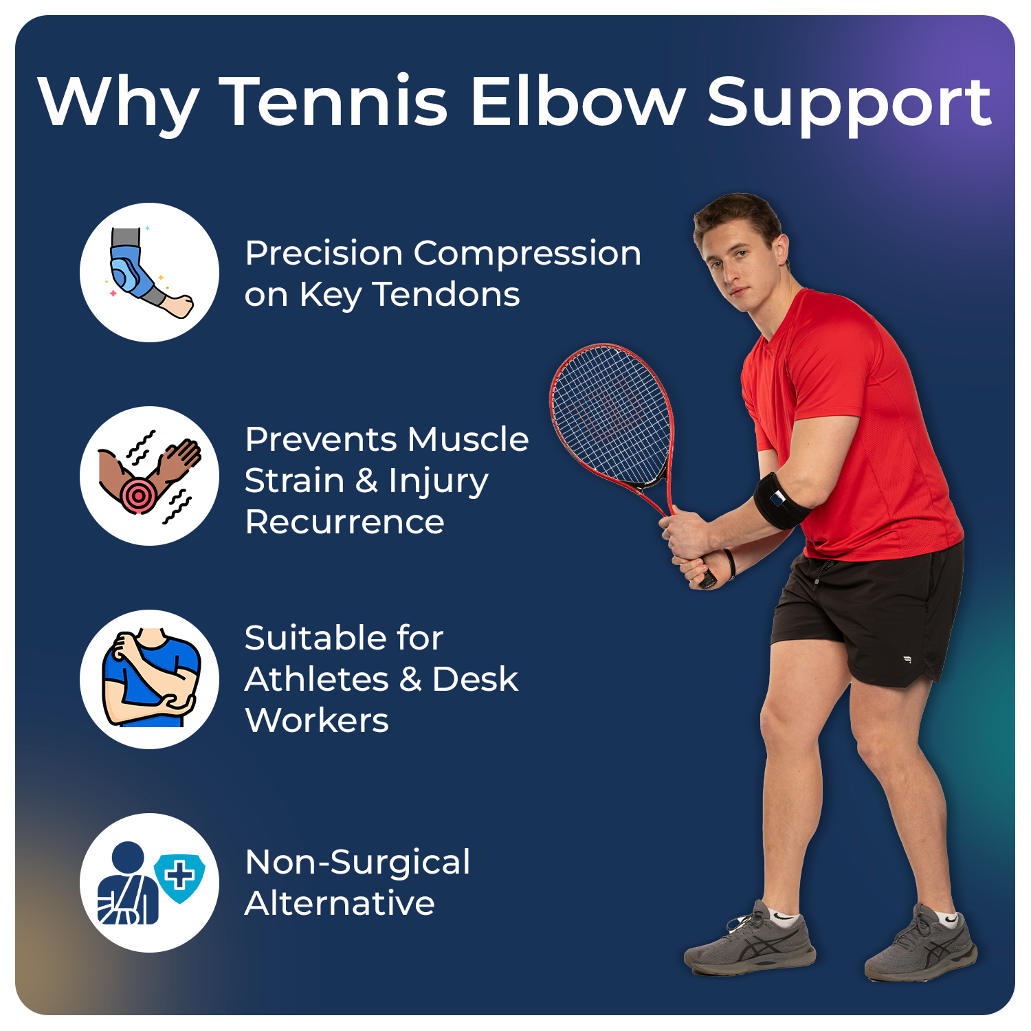 Why use tennis elbow support 
