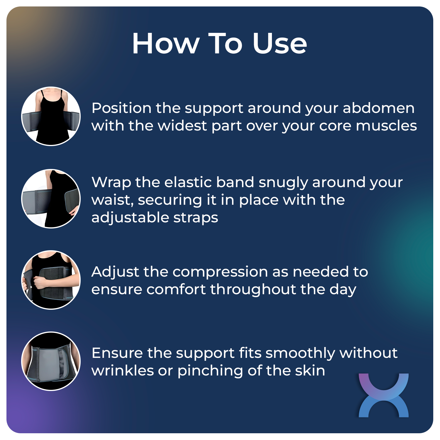 How to use abdominal belt