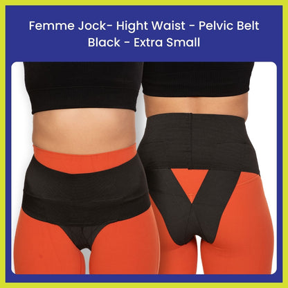 Femme Jock Women’s Pelvic Support Belt ― Uterus Girdle for Prolapsed Bladder | Vulvar Varicosities | Postpartum Recovery | Symphysis Pubis | Dysfunction Pain Relief - Low Waist & High Waist