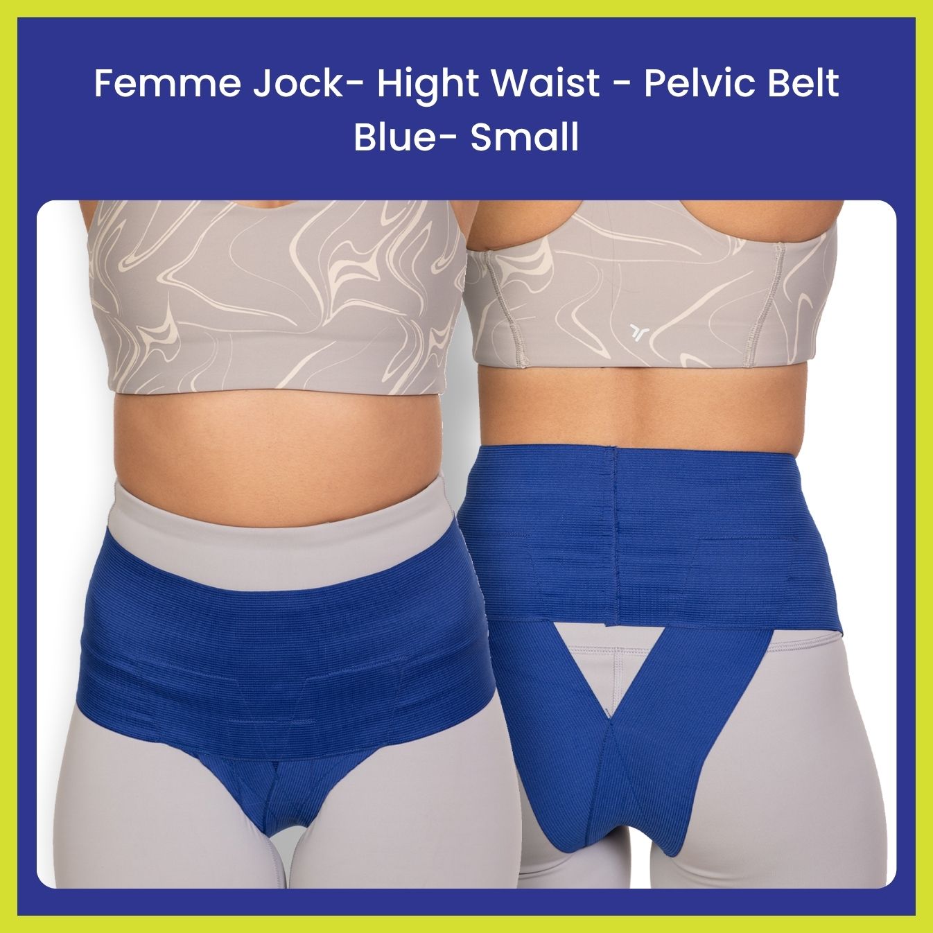Femme Jock Women’s Pelvic Support Belt ― Uterus Girdle for Prolapsed Bladder | Vulvar Varicosities | Postpartum Recovery | Symphysis Pubis | Dysfunction Pain Relief - Low Waist & High Waist