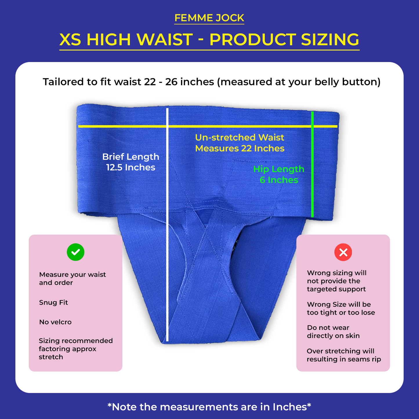 Femme Jock Women’s Pelvic Support Belt ― Uterus Girdle for Prolapsed Bladder | Vulvar Varicosities | Postpartum Recovery | Symphysis Pubis | Dysfunction Pain Relief - Low Waist & High Waist