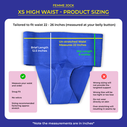 Femme Jock Women’s Pelvic Support Belt ― Uterus Girdle for Prolapsed Bladder | Vulvar Varicosities | Postpartum Recovery | Symphysis Pubis | Dysfunction Pain Relief - Low Waist & High Waist