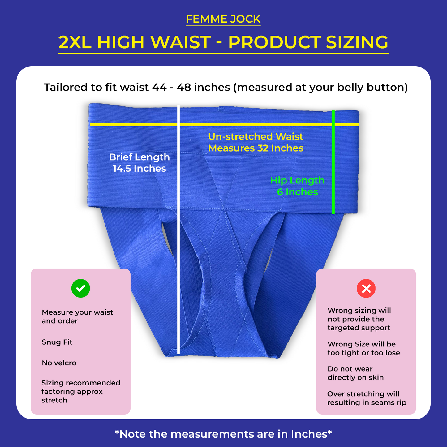 Femme Jock Women’s Pelvic Support Belt ― Uterus Girdle for Prolapsed Bladder | Vulvar Varicosities | Postpartum Recovery | Symphysis Pubis | Dysfunction Pain Relief - Low Waist & High Waist
