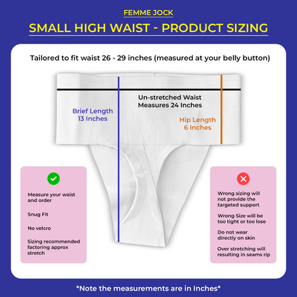 Femme Jock Women’s Pelvic Support Belt ― Uterus Girdle for Prolapsed Bladder | Vulvar Varicosities | Postpartum Recovery | Symphysis Pubis | Dysfunction Pain Relief - Low Waist & High Waist