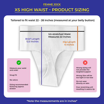 Femme Jock Women’s Pelvic Support Belt ― Uterus Girdle for Prolapsed Bladder | Vulvar Varicosities | Postpartum Recovery | Symphysis Pubis | Dysfunction Pain Relief - Low Waist & High Waist