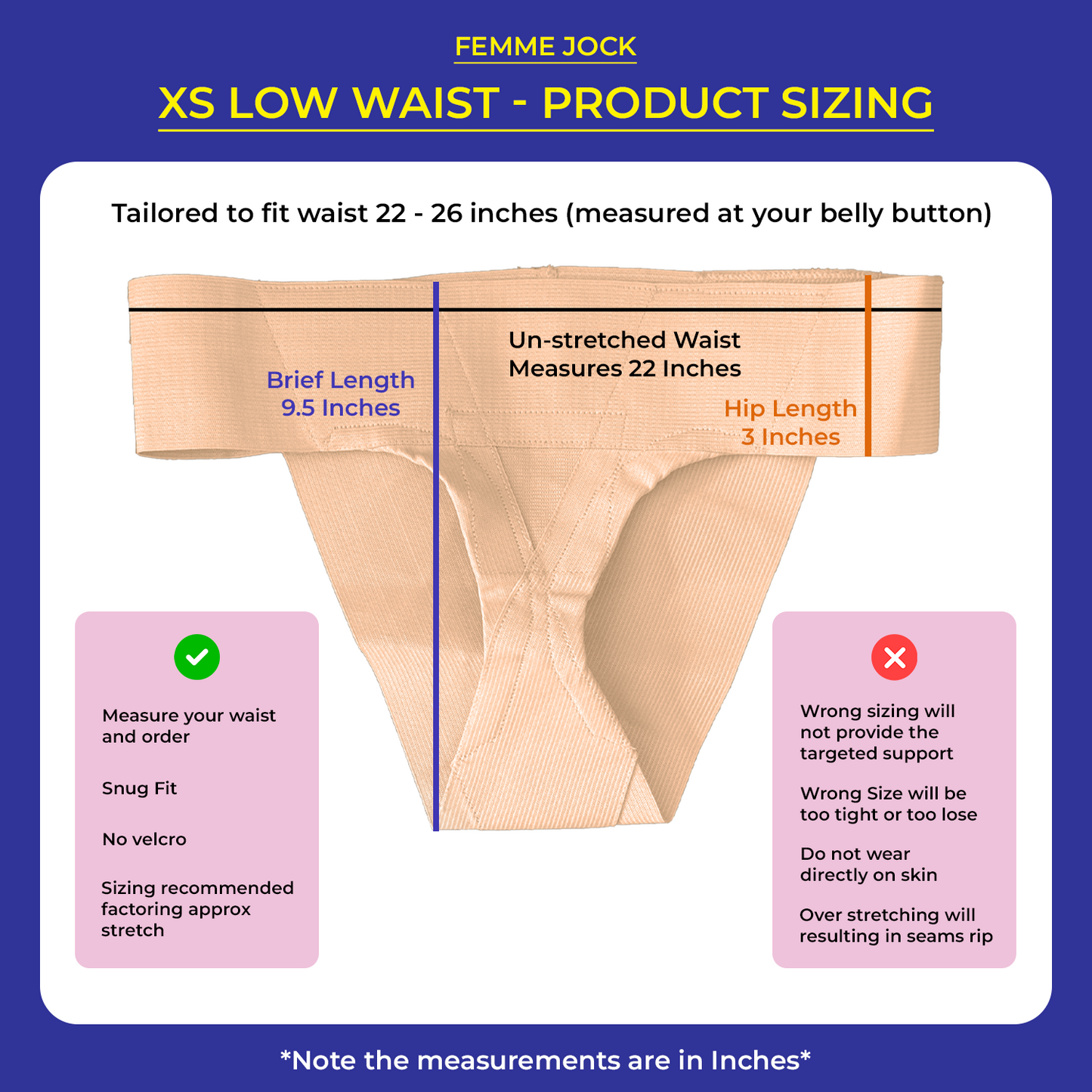 Femme Jock Women’s Pelvic Support Belt ― Uterus Girdle for Prolapsed Bladder | Vulvar Varicosities | Postpartum Recovery | Symphysis Pubis | Dysfunction Pain Relief - Low Waist & High Waist