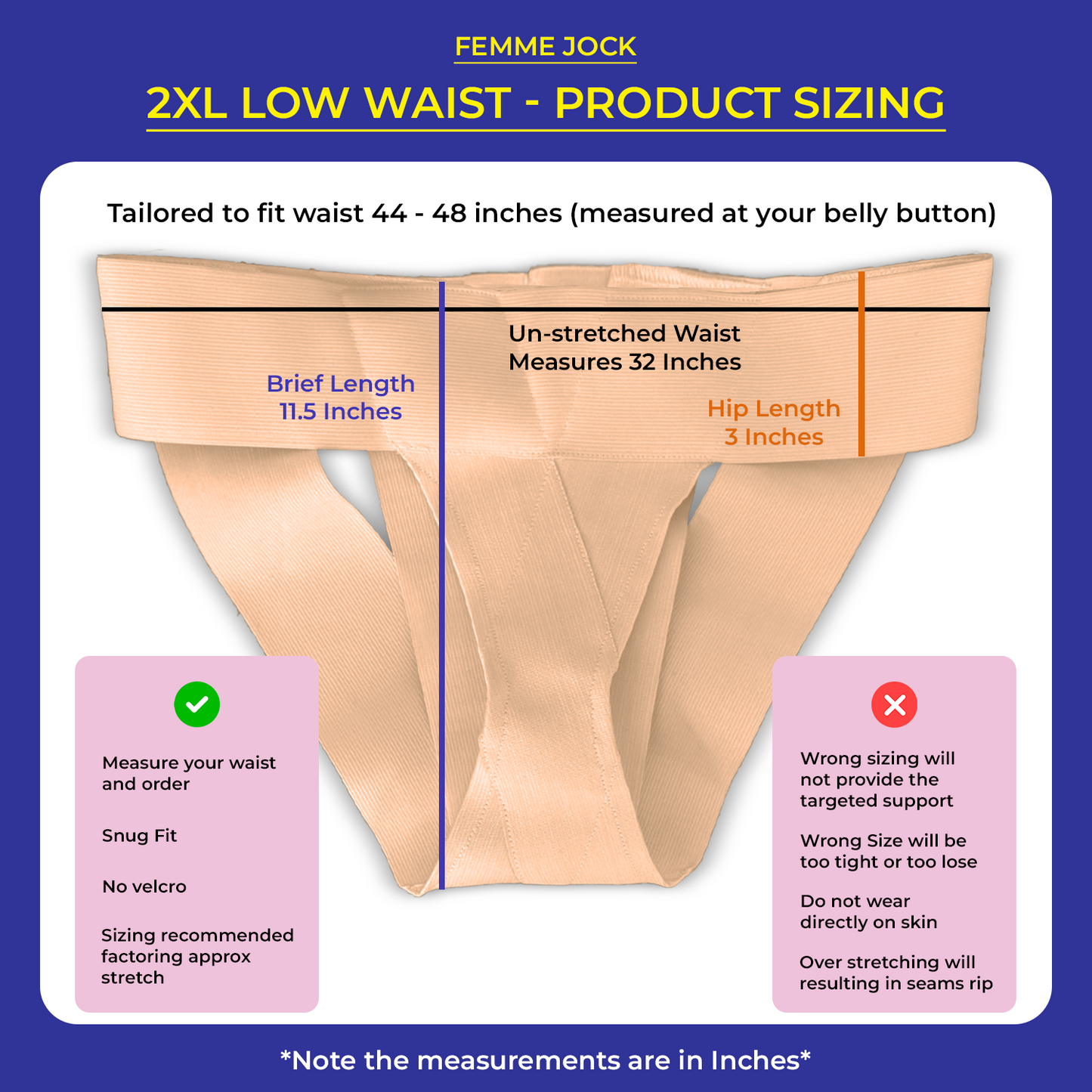 Femme Jock Women’s Pelvic Support Belt ― Uterus Girdle for Prolapsed Bladder | Vulvar Varicosities | Postpartum Recovery | Symphysis Pubis | Dysfunction Pain Relief - Low Waist & High Waist