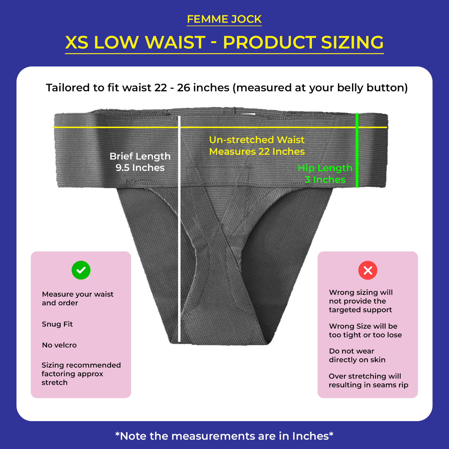 Femme Jock Women’s Pelvic Support Belt ― Uterus Girdle for Prolapsed Bladder | Vulvar Varicosities | Postpartum Recovery | Symphysis Pubis | Dysfunction Pain Relief - Low Waist & High Waist