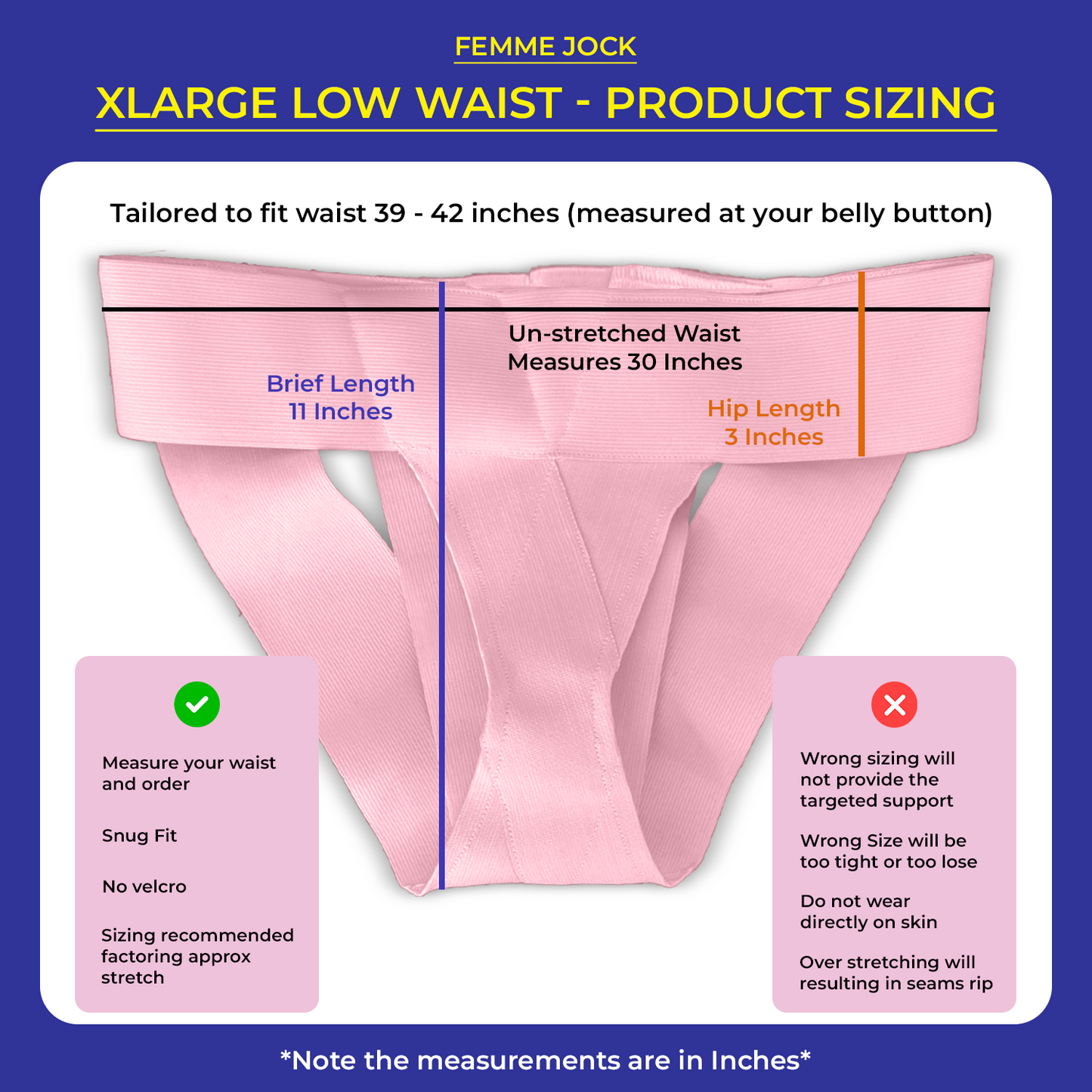 Femme Jock Women’s Pelvic Support Belt ― Uterus Girdle for Prolapsed Bladder | Vulvar Varicosities | Postpartum Recovery | Symphysis Pubis | Dysfunction Pain Relief - Low Waist & High Waist