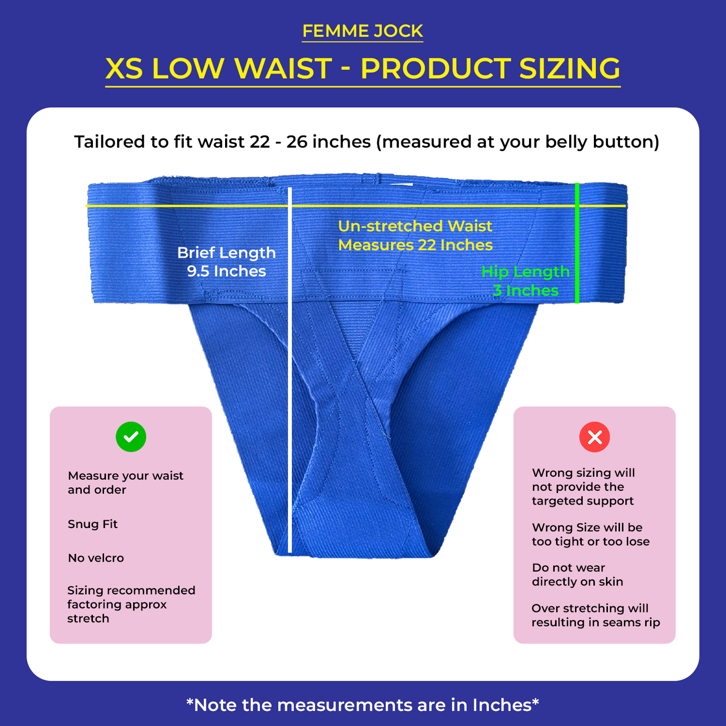 Femme Jock Women’s Pelvic Support Belt ― Uterus Girdle for Prolapsed Bladder | Vulvar Varicosities | Postpartum Recovery | Symphysis Pubis | Dysfunction Pain Relief - Low Waist & High Waist
