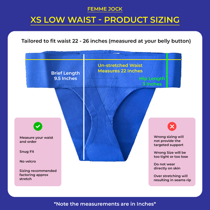 Femme Jock Women’s Pelvic Support Belt ― Uterus Girdle for Prolapsed Bladder | Vulvar Varicosities | Postpartum Recovery | Symphysis Pubis | Dysfunction Pain Relief - Low Waist & High Waist