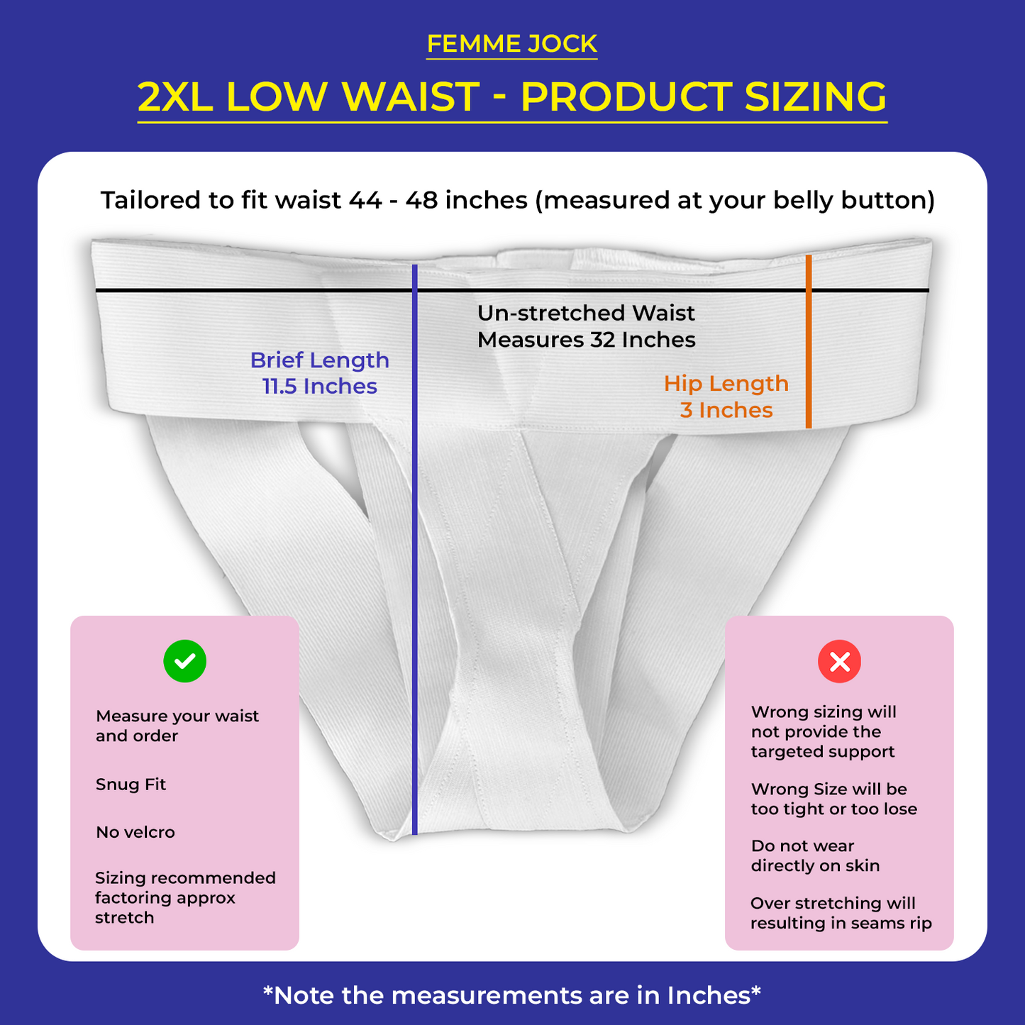 Femme Jock Women’s Pelvic Support Belt ― Uterus Girdle for Prolapsed Bladder | Vulvar Varicosities | Postpartum Recovery | Symphysis Pubis | Dysfunction Pain Relief - Low Waist & High Waist